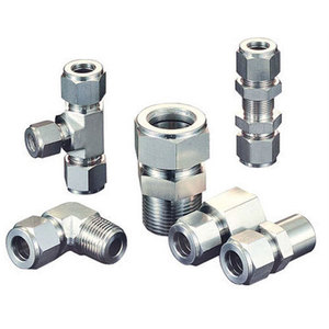 CNC Turning Hydraulic Fluid Connectors, <strong>Swaged</strong> Hose Fittings, Hose End Connections Custom CNC Machining <strong>Parts</strong> - Product Image 3