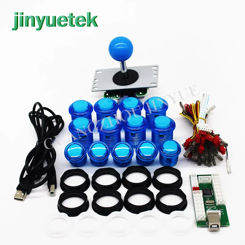 Jinyuetek commercio all'ingrosso kit di arcade stick ps4 joystick sanwa