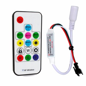 Беспроводной Радиочастотный пиксельный RGB светодиодный контроллер SP103E, цифровой адресный контроллер светодиодной ленты для WS2812 WS2811 SK6812 RGBW APA102 - Product Image 1