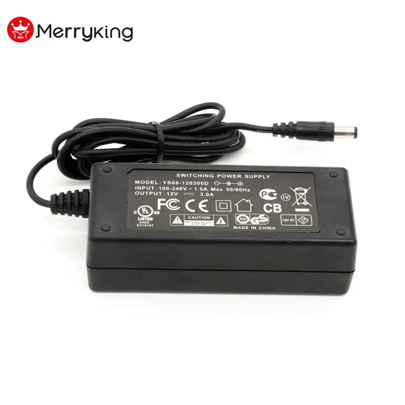 110-240VAC 50/60Hz switching power supply 19V 1.6A laptop power adapter