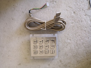 Tastiera del sistema di accesso alla porta con tastiera in metallo a 12 tasti 3*4