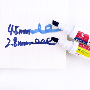 China Fábrica Barato Recarga De Tinta Marcador de Quadro Branco Quente Tubo De Plástico Placa Marcador Cinzel Marcador de Quadro Branco