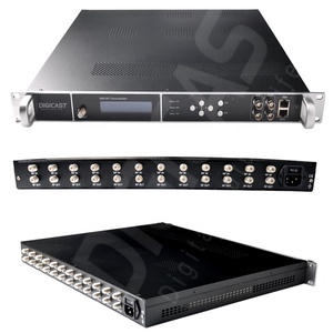 (DMB-24E) di Trasmissione TV Digitale sistema di RF UHF VHF Modulatore 24 Sintonizzatori DVB-S per DVB-T Modulatore - Product Image 4