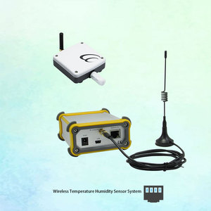 Sistema inalámbrico de sensor de temperatura y humedad ZigBee sensor de temperatura y humedad registrador de temperatura y humedad