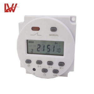 Weekly <strong>Programmable</strong> <strong>Timer</strong>, Din Rail and Unlock Instruction, <strong>LCD</strong> <strong>Display</strong> , AC Type - Product Image 1