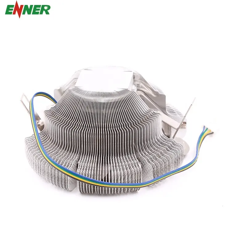 Anodized Copper extruded profile cooling radiator skived fin aluminum heat sink