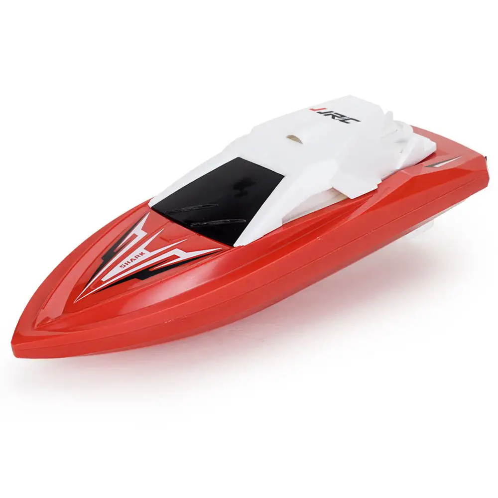 2019 yeni JJRC S5 MINI köpekbalığı 1:47 2.4G dayanıklı uzaktan kumanda yarış teknesi İki yerleşik motorlar için su geçirmez RC hız Model oyuncaklar