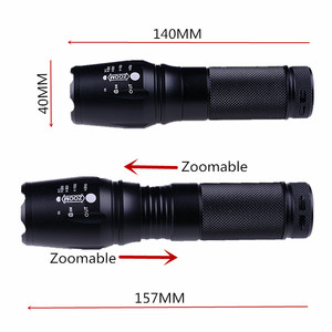 Personalizado 2000 lumens Tático Tocha luz G700 Resistente à Água Zoom A100 26650 18650 3AAA Alto Lumen 10W XML T6 LED Lanterna