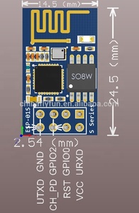 ESP8266 ESP-01S modulo ricetrasmettitore Wireless WIFI seriale 4MB Flash invia ricevere LWIP AP + STA ESP-01 versione avanzata
