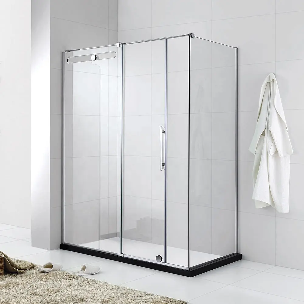 KAMALI Sanitary Wholesale Customizable Frameless Square Bathroom, Walk in Shower