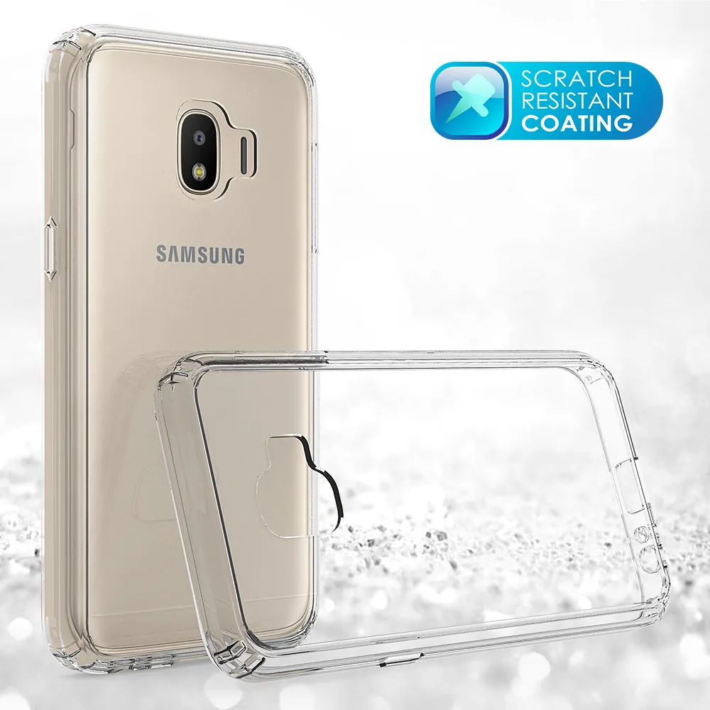 Твердый ПК прозрачный акриловый устойчивый к царапинам Чехол для мобильного телефона для Samsung Galaxy J2 Core
