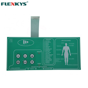 su misura di stampa <span class=keywords><strong>pcb</strong></span> pulsante in rilievo tastiera a membrana interruttore con 3 m adesivo