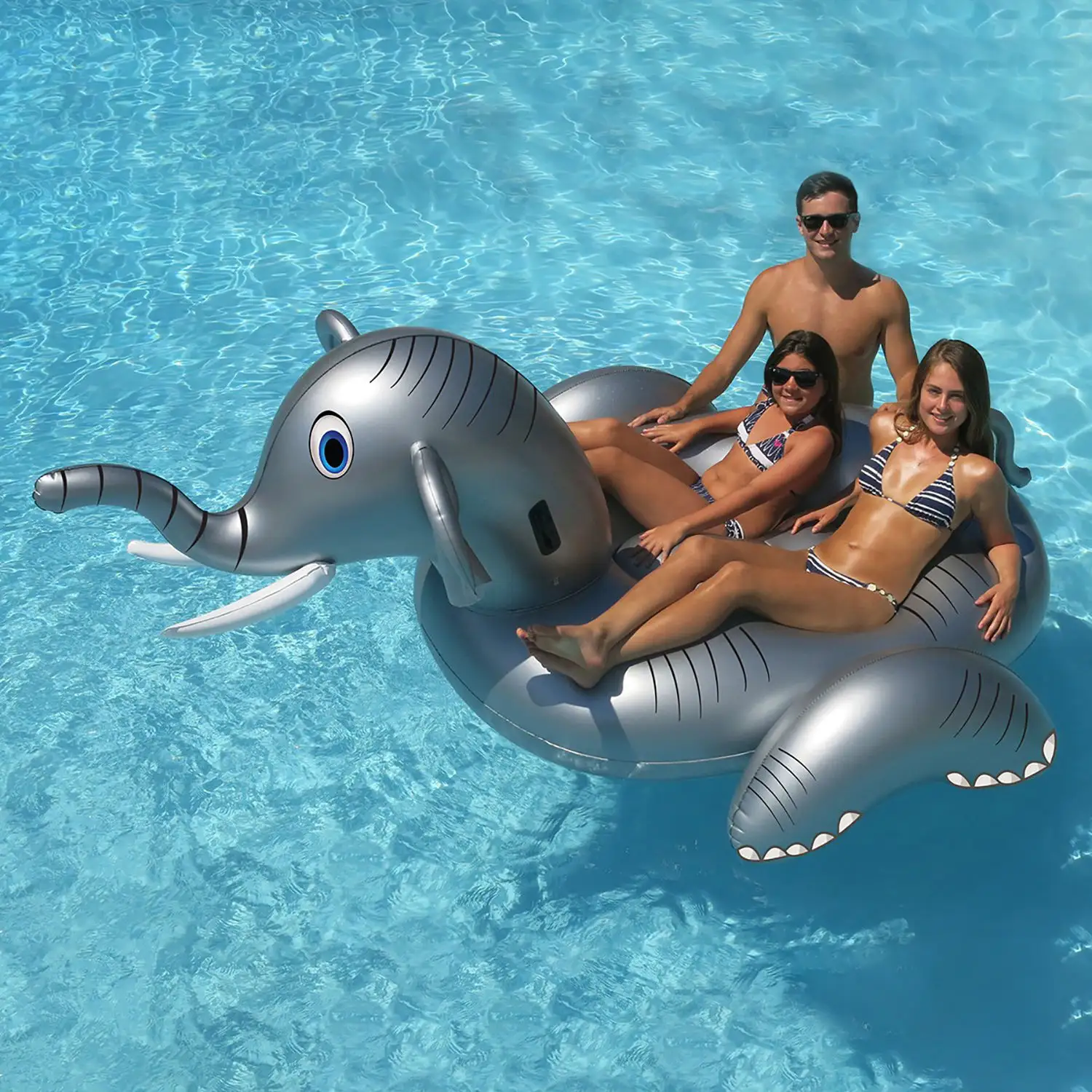 Flotador de agua inflable para adultos, elefante gigante para la playa, precio bajo
