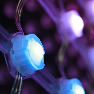 P55-1LED-SMD5050プログラム可能なピクセルドットフレキシブルLEDピクセルカーテンメッシュロールスクリーン - Product Image 1