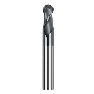 ROKTOOLS拡張固体カーバイドボールノーズエンドミルフライスカッター余分な長さ<span class=keywords><strong>100mm</strong></span>長さ2フルート