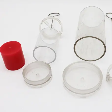 Pijler Cilindrische Votive Religieuze Kerk Kaars Mallen Plastic Injectie Schimmel Huishoudelijke Product Doos 3d Polycarbonaat 10 Stuk