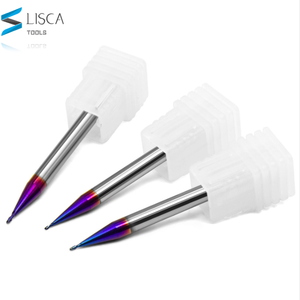 LISCA PCB חיתוך כלי קרביד מיקרו כרסום Cutters 0.1mm סוף מיל