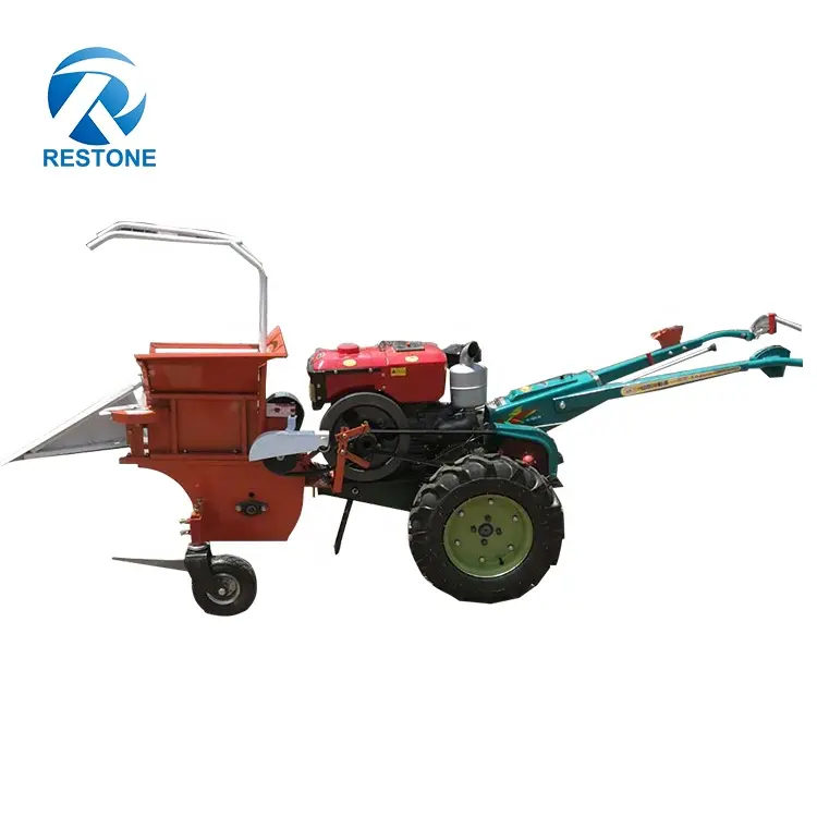 En kaliteli tek sıralı mısır hasat makinesi için iki tekerlekli traktör/darı biçerdöveri
