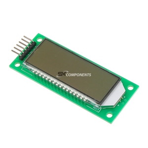 6 Digital 7 Segment 5V LCD-Modul Anzeige bildschirm Eingebauter HT1621-Controller mit Hintergrund beleuchtung