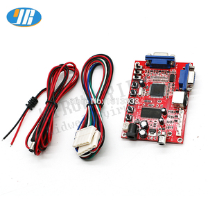CRT LCD VGA CGA dönüştürmek VGA CGA/CVBS/S-VIDEO yüksek çözünürlüklü Arcade oyun Video dönüştürücü kurulu - Product Image 1