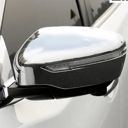 ฝาครอบกระจกมองข้างสำหรับ Nissan X-Trail 2014 2015 2016 2017 ABS,กรอบตกแต่งกระจกมองหลังกระจกมองข้างโครเมียม