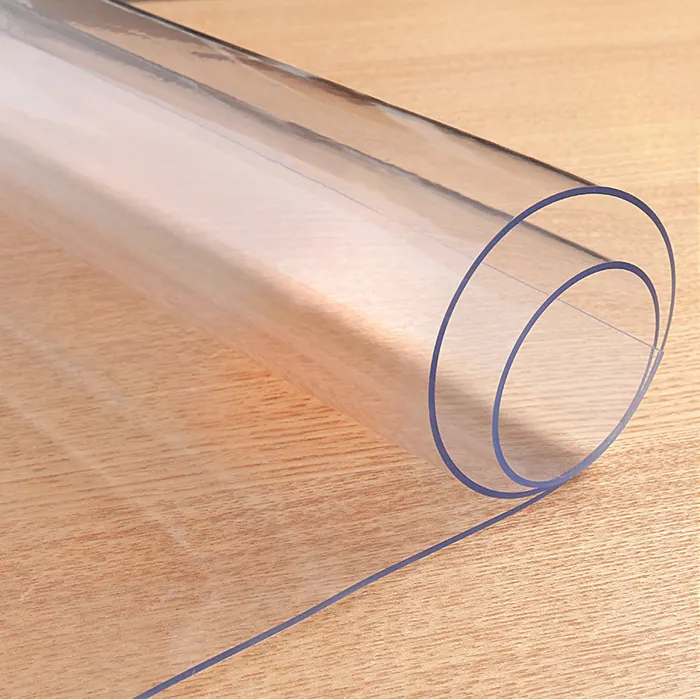 PVC Super Clear Film of Transparent vinyl plastic sheet 1 mm thick with roll