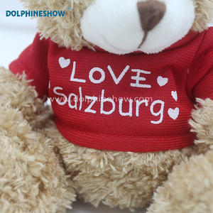 Cute Love Custom Printing <strong>Name</strong> of Teddy <strong>Bear</strong> Plush Stuffed Animal Teddy Soft Toy Cheap OEM Teddy <strong>Bear</strong> With <strong>Branded</strong> T-shirts - Product Image 4