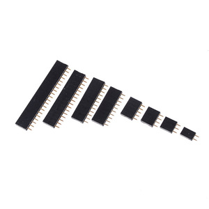 2/3/4/5/10/12/16/20 Pin 2,54mm einreihig gerade Stecker Buchse SIL Pin Header Socket Row Strip PCB-Anschluss für Arduino - Product Image 1