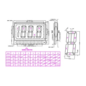 TCC(SYD2315) nach monochrome lcd 7 segment 4 digit rohs display modul tn lcd bildschirm ht1621 segment lcd display - Product Image 6