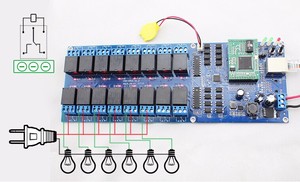 USR-R16-T LAN WAN RJ45 <strong>TCP</strong>/<strong>IP</strong> Industrial Network 16 Channels relay board <strong>controller</strong>/automation remote control switch module - Product Image 5
