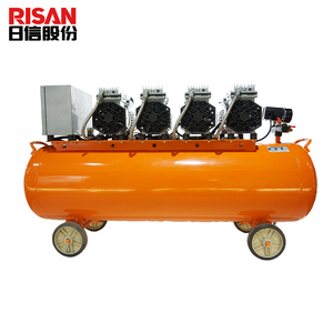 3kw <span class=keywords><strong>4HP</strong></span> 低噪音无油空气压缩机，带 120L 空气罐