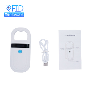 Pet mikroçip tarayıcı hayvan RFID köpek etiketi okuyucu FDX-B el RFID okuyucu