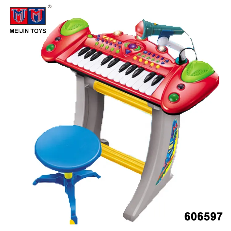 Teclado de música de juguete de piano de órgano electrónico de diseño de moda para niños