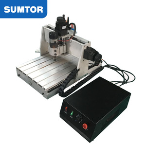 小型CNC3040数控雕刻机高精度全自动3轴/4轴数控刳刨机 - Product Image 4