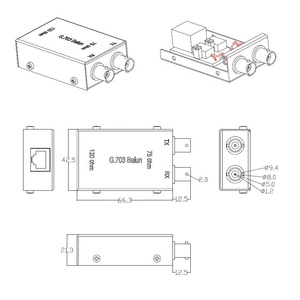 低价批发 75 欧姆至 120 欧姆扭曲 2 BNC 至 RJ45 <span class=keywords><strong>Balun</strong></span> 转换器单端口 <span class=keywords><strong>E1</strong></span>