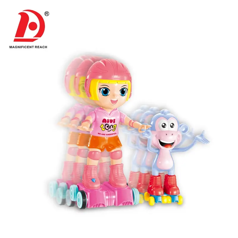 HUADA 2023 plastica ABS infrarossi elettrico danza ragazza bambola musica telecomando RC Robot giocattolo