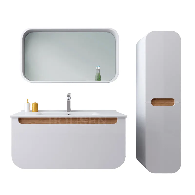 Novo design banheiro móveis vanity banheiro armário