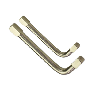 Alüminyum bakır alaşımlı olmayan kıvılcım kare anahtar boyutu 8 9 10 11 12 13 14 15 16 17 18 19mm L patlamaya dayanıklı anahtarı anahtarı - Product Image 2