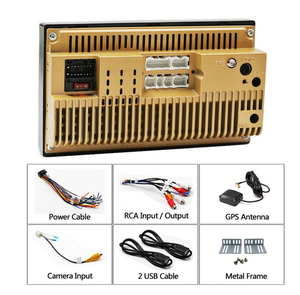 2 DD3 אנדרואיד 8.1 ניווט gps עם שחקן USB ו carplay 1g ddr3 16 גרם mp3/mp4 נגני רדיו אנדרואיד gps