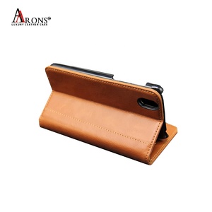 2018 新スタイルの豪華本革ポーチ電話ケースカードホルダーシャープ Aquos Audroid <span class=keywords><strong>S3</strong></span> 5.8 インチ
