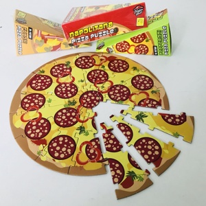 免费样品自定义形状圆形拼图纸有趣的拼图游戏儿童 - Product Image 6