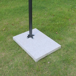 Veranda bahçe mobilyaları asılı muz Roma şemsiye şemsiye güneş şemsiyesi mermer Granit taban Salisbury pembe 35 kg - Product Image 2
