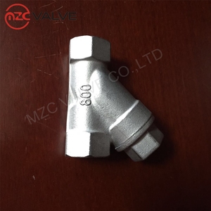 Dişli Paslanmaz Çelik 304 1 Inç <span class=keywords><strong>Y</strong></span> Süzgeç Filtresi