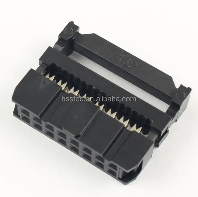 Noir 2.54mm 2x8 Broches À 16 Broches IDC Femelle Câble Connecteur FC-16