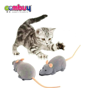 植绒套装遥控宠物猫游戏电动遥控鼠标玩具