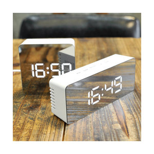 大声报警便携式镜面数字表LED闹钟 - Product Image 3