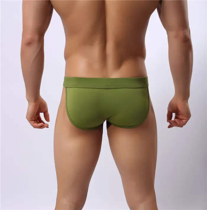 Calzoncillos Bóxer suaves para hombre, ropa interior Sexy, pantalones cortos sin costuras