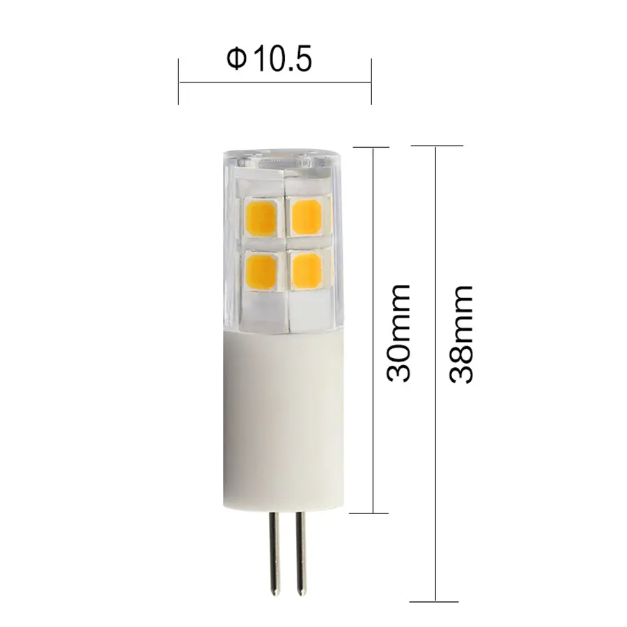 ผู้ผลิตจีนที่มีคุณภาพสูง G4หลอดไฟ LED DC AC 12โวลต์2วัตต์หลอดไฟ LED กับ CE Rohs ETL