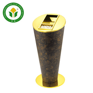Indoor Metal Standing Cone Ground Ash Barrel Dustbin Trash <strong>Bin</strong> - Product Image 2