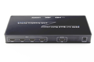 Nuevo 4x1 4K quad-visor con HDMI interruptor 4 puertos HDMI switcher apoyo multiplexados HDMI 4-entrada y 1-